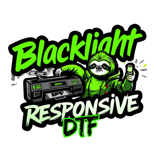 Blacklight responsive DTF builder